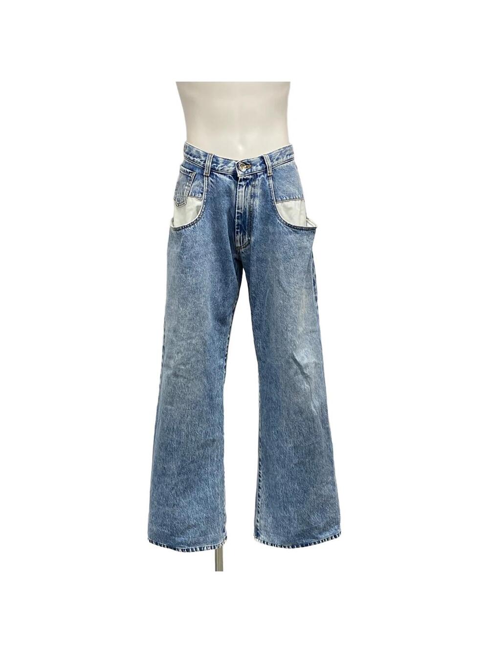 Maison Margiela Light Blue Cotton Men's #282305M10B